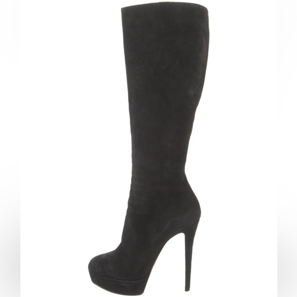 Christian Louboutin Suede Boots - Picture 1 of 5